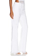 Isabel Marant Alvira Pant in White, view 2, click to view large image.