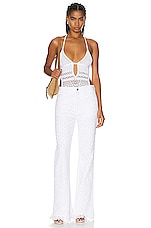 Isabel Marant Alvira Pant in White, view 4, click to view large image.