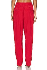 Isabel Marant Hectorina Pant in Scarlet Red, view 3, click to view large image.