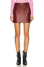 Isabel Marant Jeanne Skirt in Dark Red, view 1, click to view large image.