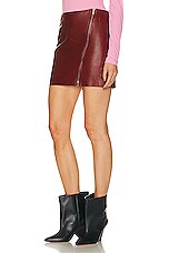 Isabel Marant Jeanne Skirt in Dark Red, view 3, click to view large image.