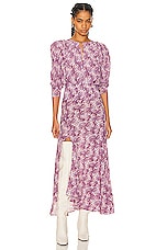 Isabel Marant Sakura Skirt in Mauve, view 4, click to view large image.