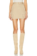 Isabel Marant Lisabel Skirt in Beige, view 1, click to view large image.