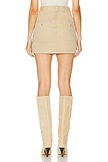 Isabel Marant Lisabel Skirt in Beige, view 3, click to view large image.