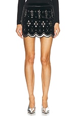 Isabel Marant Handore Skirt in Black & Silver | FWRD