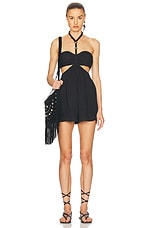 ISABEL MARANT リコマ ハイウエスト クレフ ミニスカト Isabel Marant Jessie Romper in Black | FWRD