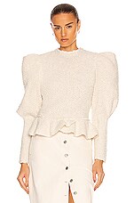 Isabel Marant Giamili Top in Ecru | FWRD