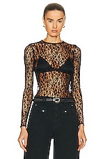 Isabel Marant Toyela Top in Black, view 1, click to view large image.