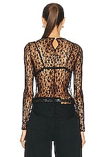 Isabel Marant Toyela Top in Black, view 3, click to view large image.