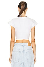 Isabel Marant Zineae Modern Tee in White, view 3, click to view large image.