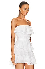 Isabel Marant Orma Strapless Top in White, view 2, click to view large image.
