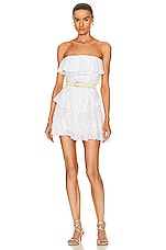 Isabel Marant Orma Strapless Top in White, view 4, click to view large image.