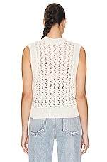 Isabel Marant Faye Top in Ecru, view 3, click to view large image.