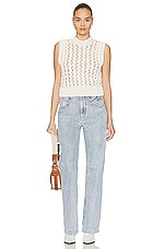 Isabel Marant Faye Top in Ecru, view 4, click to view large image.
