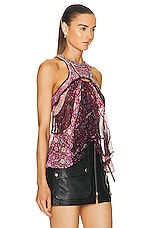 Isabel Marant Onyle Top in Fuchsia, view 2, click to view large image.