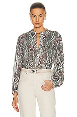 Isabel Marant Kiledia Blouse in Ecru, view 1, click to view large image.