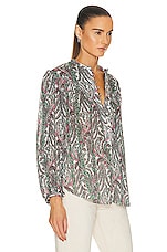 Isabel Marant Kiledia Blouse in Ecru, view 2, click to view large image.