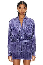 Isabel Marant Madiana Shirt in Lavender, view 1, click to view large image.