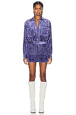 Isabel Marant Madiana Shirt in Lavender, view 4, click to view large image.