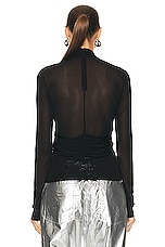 Isabel Marant Resly Top in Black, view 3, click to view large image.