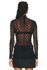 Isabel Marant Toxani Top in Black, view 3, click to view large image.