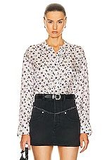 Isabel Marant Leidy Blouse in Ecru, view 1, click to view large image.