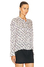Isabel Marant Leidy Blouse in Ecru, view 2, click to view large image.