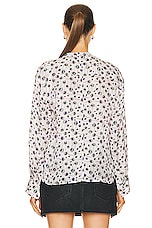 Isabel Marant Leidy Blouse in Ecru, view 3, click to view large image.