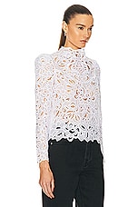 Isabel Marant Delphi Blouse in White, view 2, click to view large image.