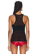 Isabel Marant Dorsia Tank Top in Black, view 3, click to view large image.
