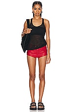 Isabel Marant Dorsia Tank Top in Black, view 4, click to view large image.