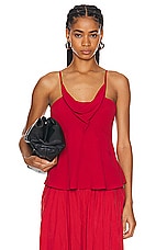 Isabel Marant Kalisia Top in Scarlet Red, view 1, click to view large image.
