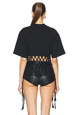 Isabel Marant Texana Top in Black, view 3, click to view large image.