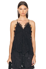 Isabel Marant Victoria Top in Black, view 1, click to view large image.