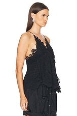 Isabel Marant Victoria Top in Black, view 2, click to view large image.