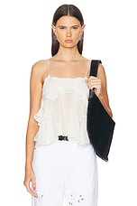 Isabel Marant Anissa Top in White, view 1, click to view large image.
