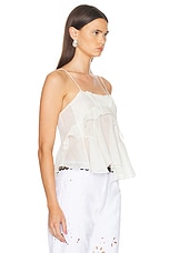 Isabel Marant Anissa Top in White, view 2, click to view large image.