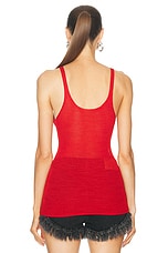 Isabel Marant Marthe Top in Poppy Red, view 3, click to view large image.