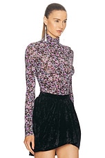 Isabel Marant Joyela Top in Purple, view 2, click to view large image.