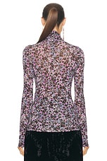 Isabel Marant Joyela Top in Purple, view 3, click to view large image.