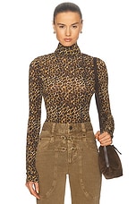 Isabel Marant Joyela Top in Leopard, view 1, click to view large image.