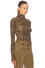 Isabel Marant Joyela Top in Leopard, view 2, click to view large image.