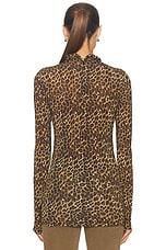 Isabel Marant Joyela Top in Leopard, view 3, click to view large image.