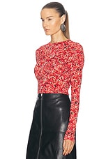 Isabel Marant Asna Top in Red, view 3, click to view large image.