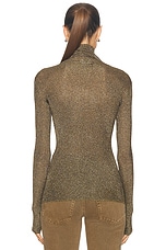 Isabel Marant Jaelis Top in Dark Khaki, view 3, click to view large image.