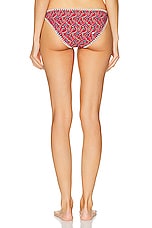 Isabel Marant Sukie Bikini Bottom in Cranberry, view 3, click to view large image.
