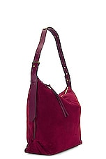 Isabel Marant Leyden Large Bag in Plum, view 4, click to view large image.