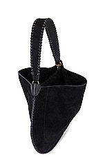 Isabel Marant Oskan Soft Hobo Bag in Black, view 5, click to view large image.