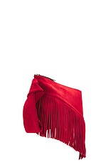 Isabel Marant Faro Clutch in Red, view 4, click to view large image.