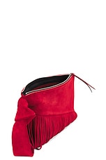 Isabel Marant Faro Clutch in Red, view 5, click to view large image.